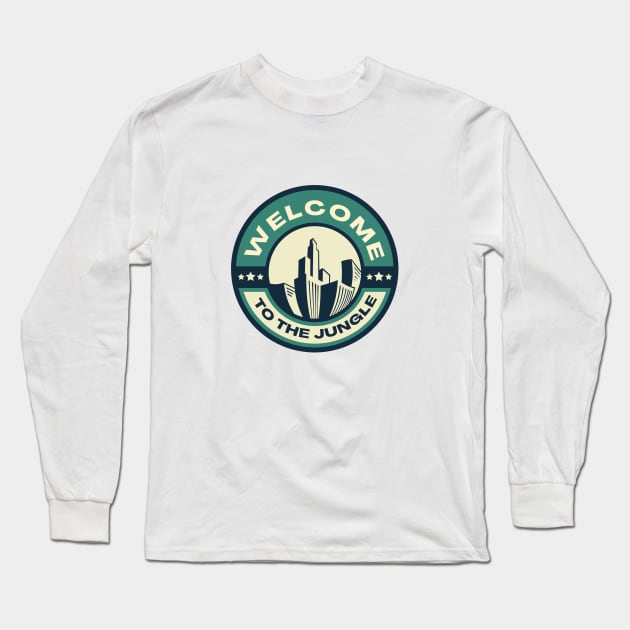 Jungle Skyline Long Sleeve T-Shirt by Upper East Side